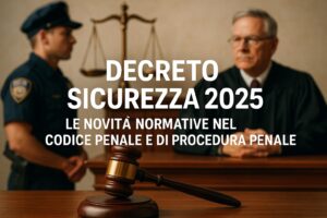 Decreto Sicurezza 2025: le novità normative nel Codice Penale e di Procedura Penale