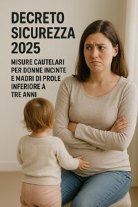 Decreto Sicurezza 2025 : Modifiche al codice di procedura penale in materia di esecuzione della pena e misure cautelari per donne incinte e madri di prole inferiore a tre anni